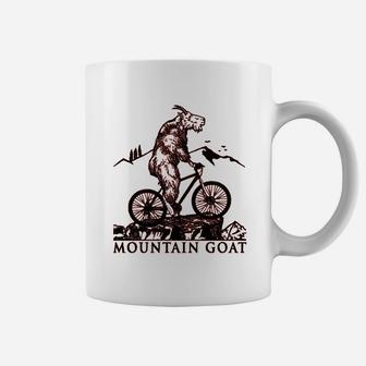 Mountain Biking Gift For Goat Riding Graphic Design Coffee Mug - Seseable