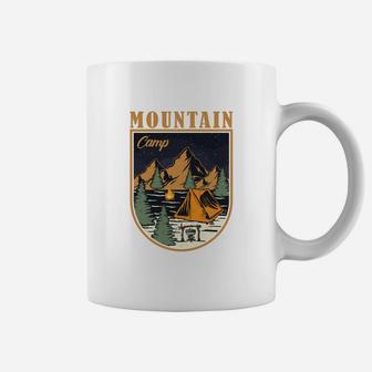 Mountain Camp Gift Camping Hiking Lovers Coffee Mug - Seseable