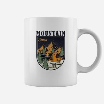 Mountain Camp Lovers Gift Camping Hiking Coffee Mug - Seseable