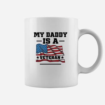 My Daddy Is A Veteran, dad birthday gifts Coffee Mug - Seseable