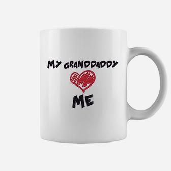 My Granddaddy Love Me Grandpa Grandfather Cotton Coffee Mug - Seseable