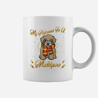 My Patronus Is A Maltipoo Harry Dog Potter Dad Mom Coffee Mug - Seseable