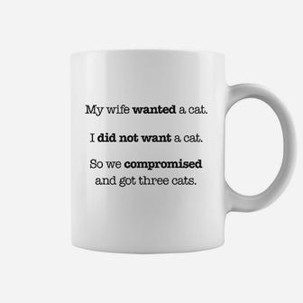 My Wife Wanted A Cat Funny Kitty Lover For Kitten Mom Coffee Mug - Seseable