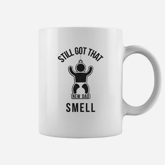 New Dad Smell Funny For Dads Fathers Day Novelty Coffee Mug - Seseable