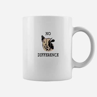 No Difference Between A Dog A Cow Vegan Coffee Mug - Seseable