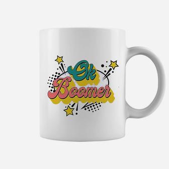 Ok Boomer Funny Meme Joke Millennials Generation Okay Gen Z Coffee Mug - Seseable