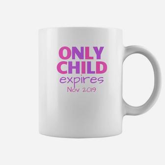 Only Child Expires November 2022 Big Sister Sibling Coffee Mug | Seseable UK