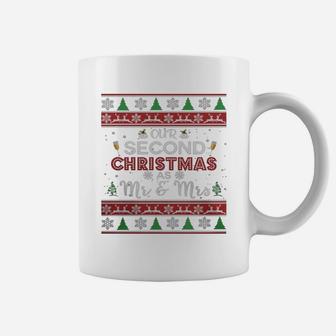 Our Second Christmas As Mr And Mrs Coffee Mug - Seseable