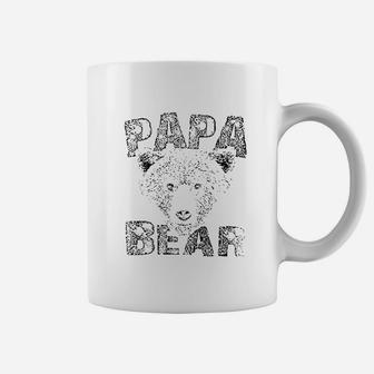 Papa Bear Fathers Day, best christmas gifts for dad Coffee Mug - Seseable