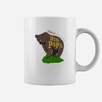 Papa Bear Fathers Day Funny Dad Joke Pun Coffee Mug - Seseable
