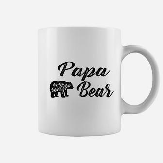 Papa Bear For Dad Fathers Day Protector Of The Family Coffee Mug - Seseable