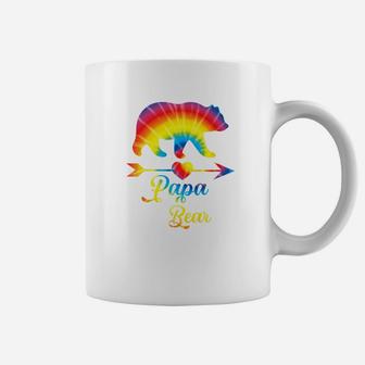 Papa Bear For Men Graphic Father Dad Gifts Apparel Coffee Mug - Seseable