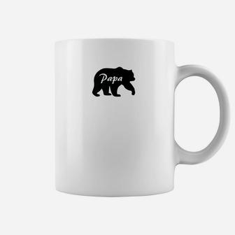 Papa Bear Fun Parenting Protective Dad Coffee Mug - Seseable