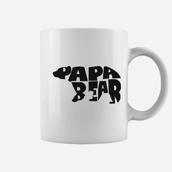 Papa Bear Gift For Dad, dad birthday gifts Coffee Mug - Seseable