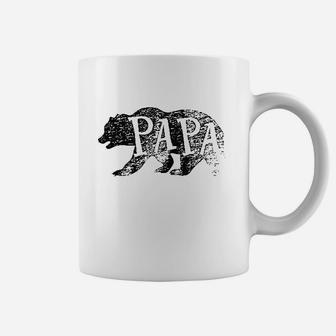 Papa Bear Husband Dad Coffee Mug - Seseable
