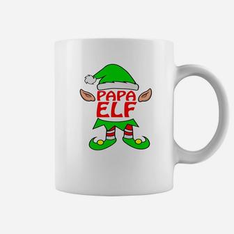 Papa Elf Dad Mom Family Matching Christmas Coffee Mug - Seseable