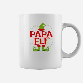 Papa Elf Matching Family Christmas Coffee Mug - Seseable
