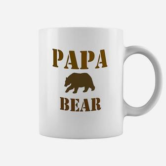 Papa Mama Baby Bear Large Coffee Mug - Seseable