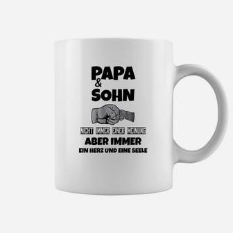 Papa & Sohn Herz und Seele Tassen, Herren Aufdruck Tee - Seseable