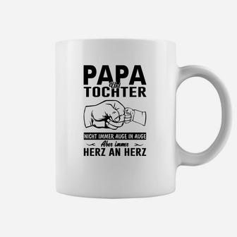 Papa Und Tochter Herz An Herz Tassen - Seseable