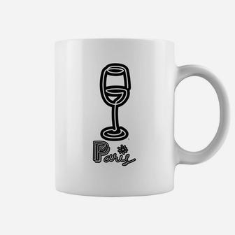Paris Wine Glass Vintage Travel Holiday Tee Coffee Mug - Seseable