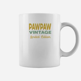 Pawpaw Vintage Fathers Day Grandpa Gift Men Premium Coffee Mug - Seseable