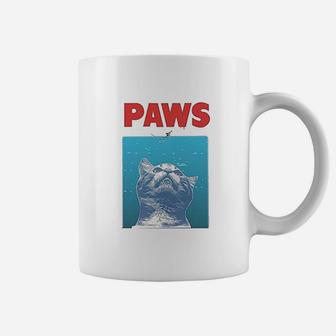 Paws Funny Cat For Cat Lovers Coffee Mug - Seseable
