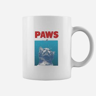Paws Funny Cat For Cat Lovers Coffee Mug - Seseable