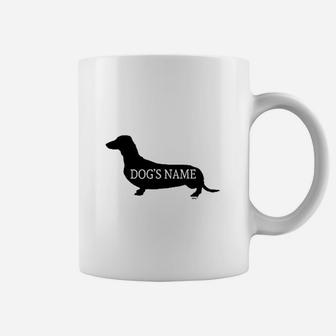 Personalized Dachshund Gift Add Dog Name Coffee Mug - Seseable