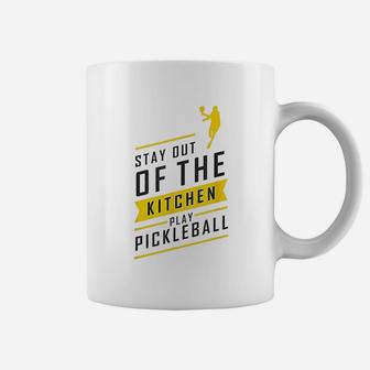 Pickleball Kitchen Funny Retro Sport Gift Coffee Mug - Seseable