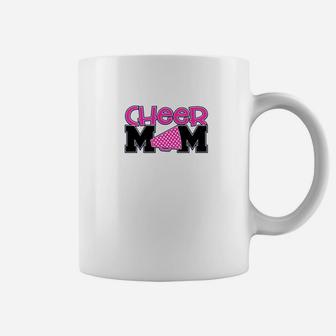 Pink Cheer Mom Cheerleading Mother Coffee Mug - Seseable