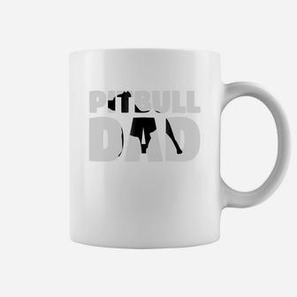 Pitbull Dad Pitbull Gift Father Dog Coffee Mug - Seseable