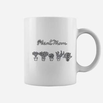 Plant Mom Plant Lover Icons Minimalist Design Coffee Mug - Seseable