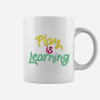 Play Is Learning Teachers Preschool Coffee Mug - Seseable