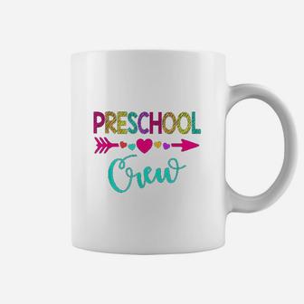 Preschool Crew Teacher 1st Day Of School Coffee Mug - Seseable