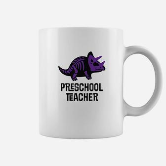 Preschool Teacher Dinosaur Teacher Coffee Mug - Seseable