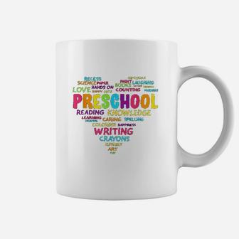Preschool Teacher Student Team First Day Of School Black Coffee Mug - Seseable