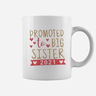 Promoted To Big Sister 2021 Coffee Mug | Seseable UK