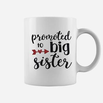Promoted To Big Sister Letters birthday Coffee Mug - Seseable