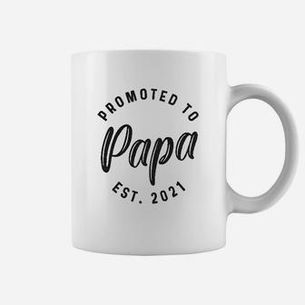 Promoted To Papa 2021, dad birthday gifts Coffee Mug | Seseable UK