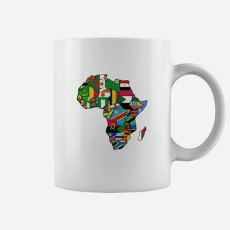Proud African Country Flags Continent Love Coffee Mug