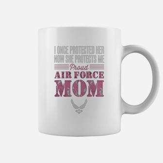 Proud Air Force Mom Daughter Military Army Navy T Shirt Coffee Mug - Seseable