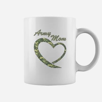 Proud Army Mom Gift Military Mother Camouflage Apparel Coffee Mug - Seseable