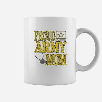 Proud Army Mom Military Pride Gift Idea For Mom Coffee Mug - Seseable