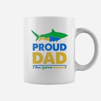 Proud Daddy Shark, best christmas gifts for dad Coffee Mug - Seseable
