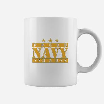Proud Navy Dad Coffee Mug - Seseable