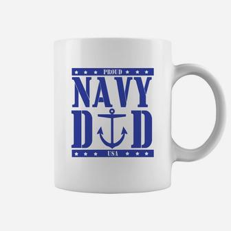 Proud Navy Dad s Coffee Mug - Seseable