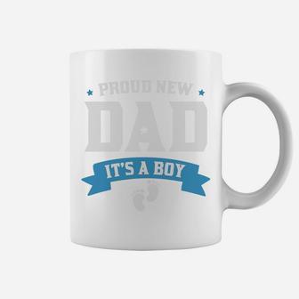 Proud New Dad It Is A Boy Gift For New Father Coffee Mug - Seseable