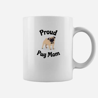 Proud Pug Mom Coffee Mug - Seseable