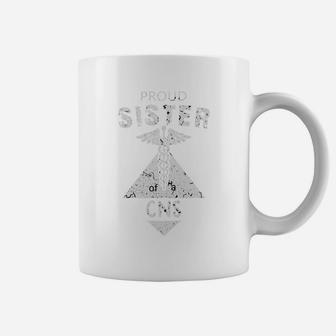 Proud Sister Of A Cns Family Nurse Proud Nursing Job Title Coffee Mug - Seseable
